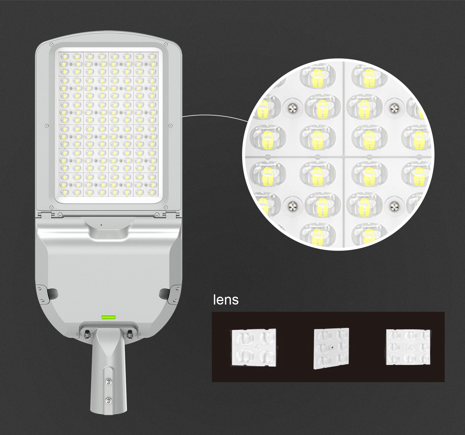 Luz de rua LED de controle inteligente 60W-300W (4)