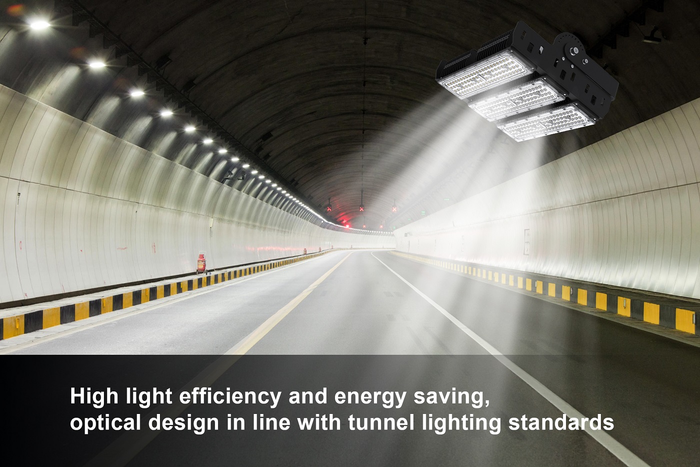 Luce da tunnel a LED antiriflesso (3)