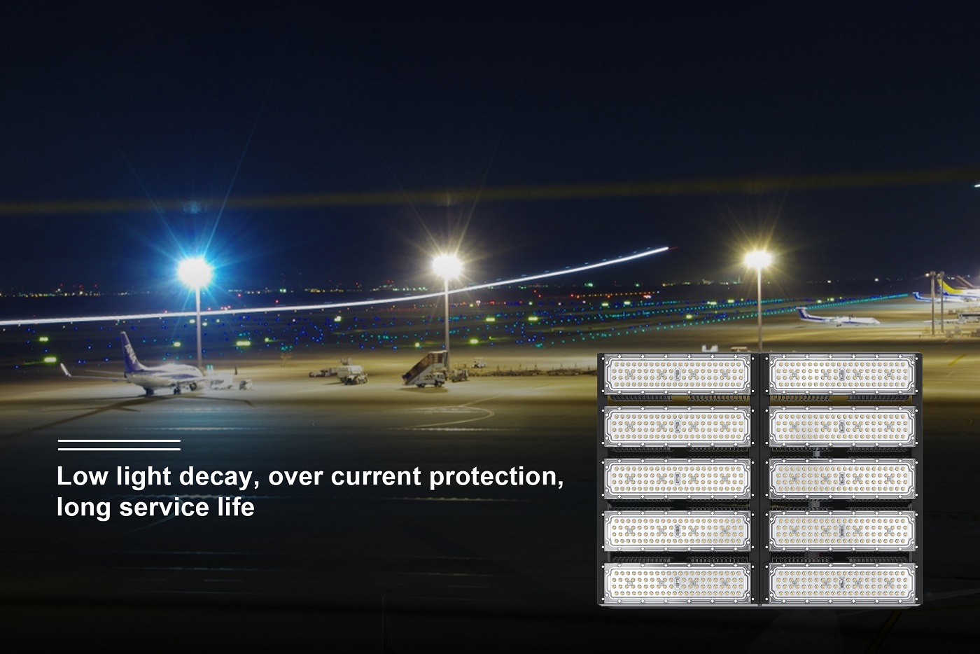 High quality IP66 Led High Mast Lub teeb (4)