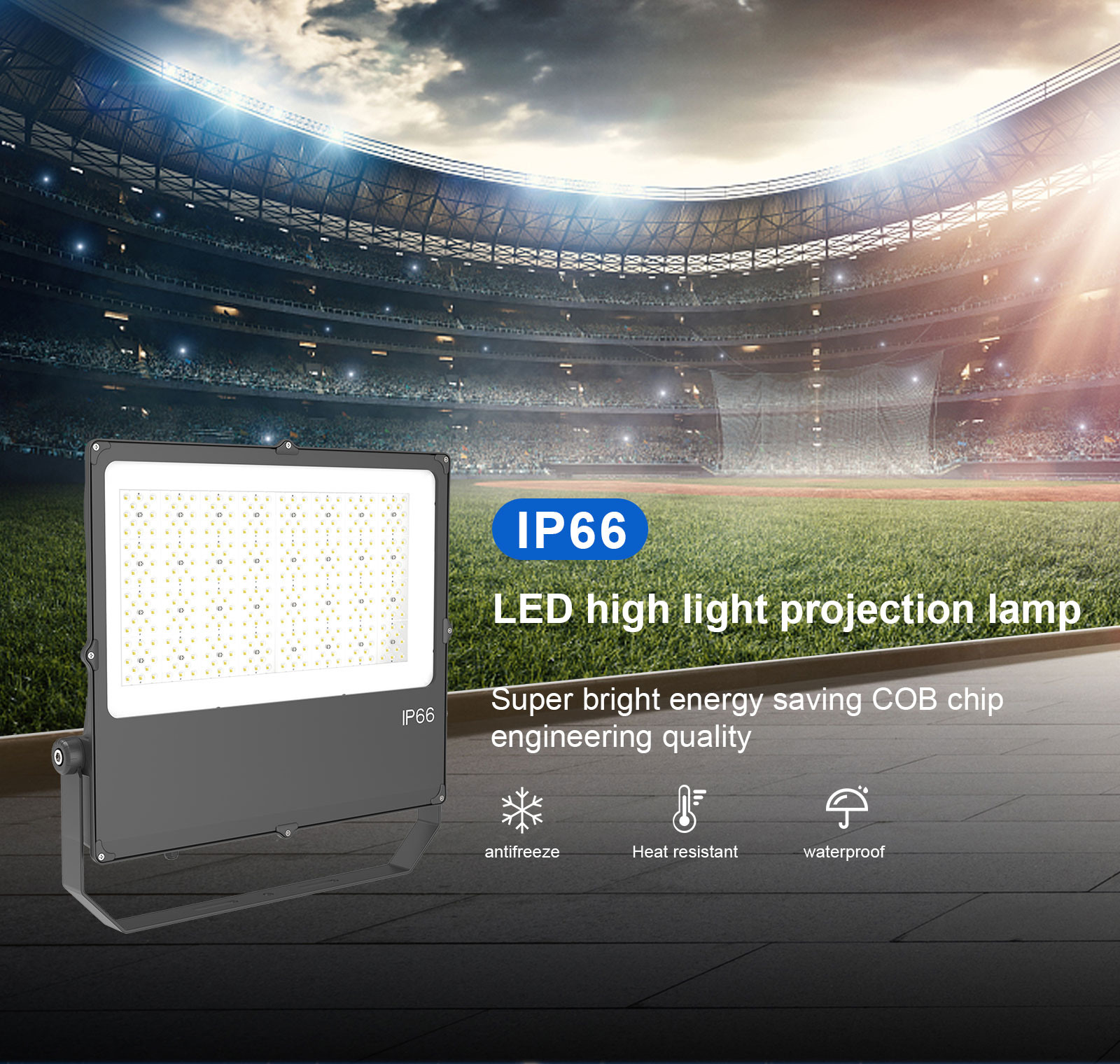 10W-320W IP66 LED Flood Light