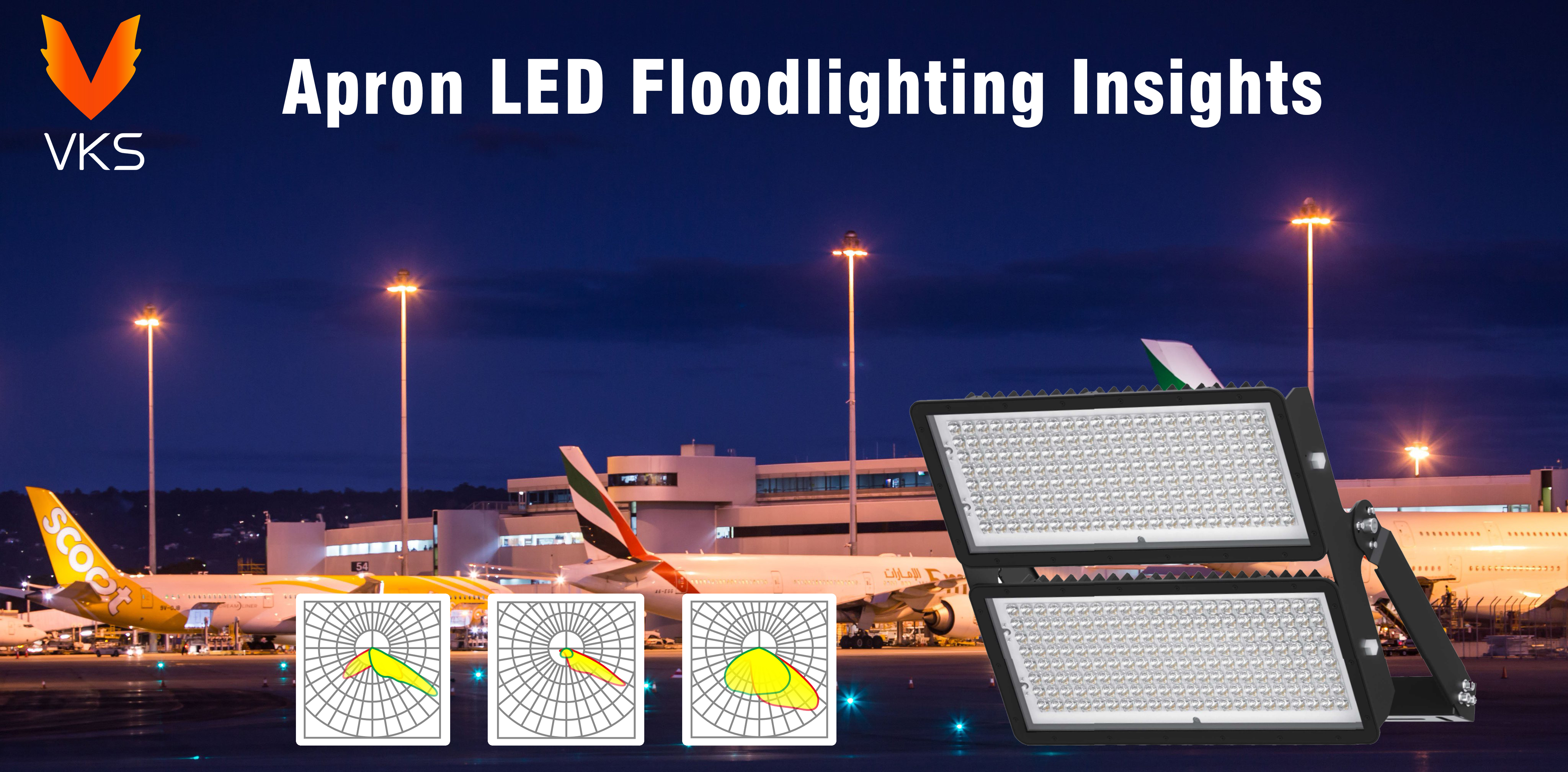 Apron store flood light