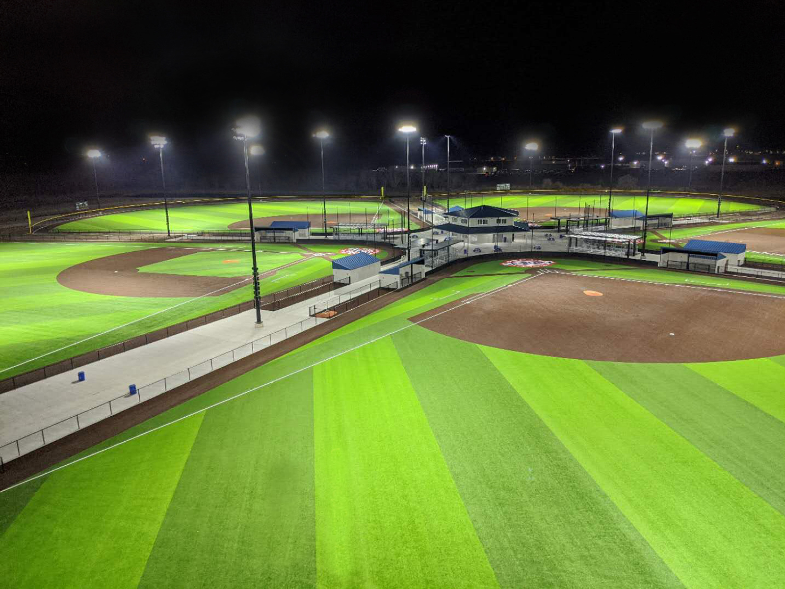 Illuminazione da baseball
