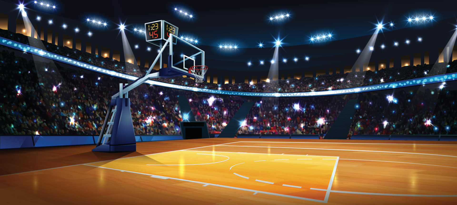 Iluminación de baloncesto 5