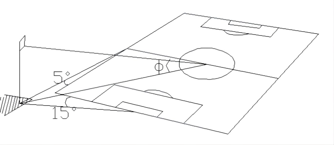 サッカー スタジアムの照明 10