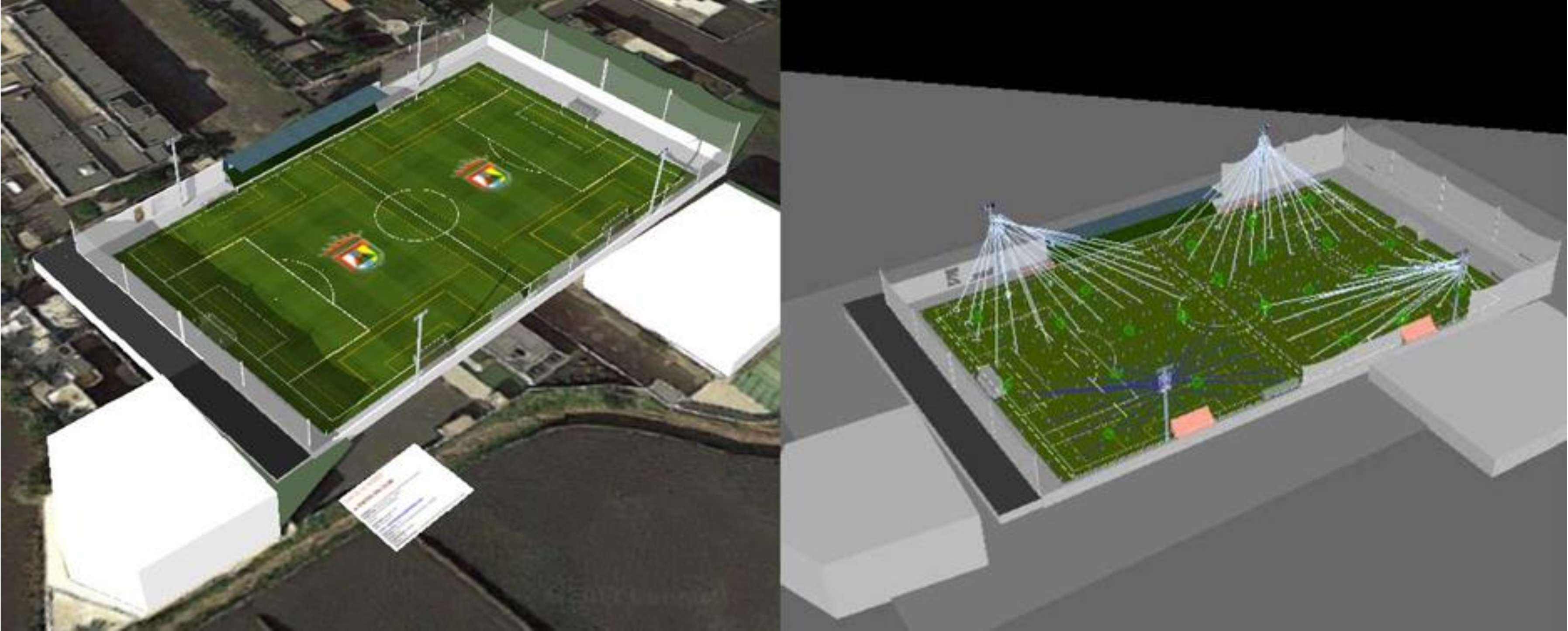 Iluminación del estadio de fútbol 5