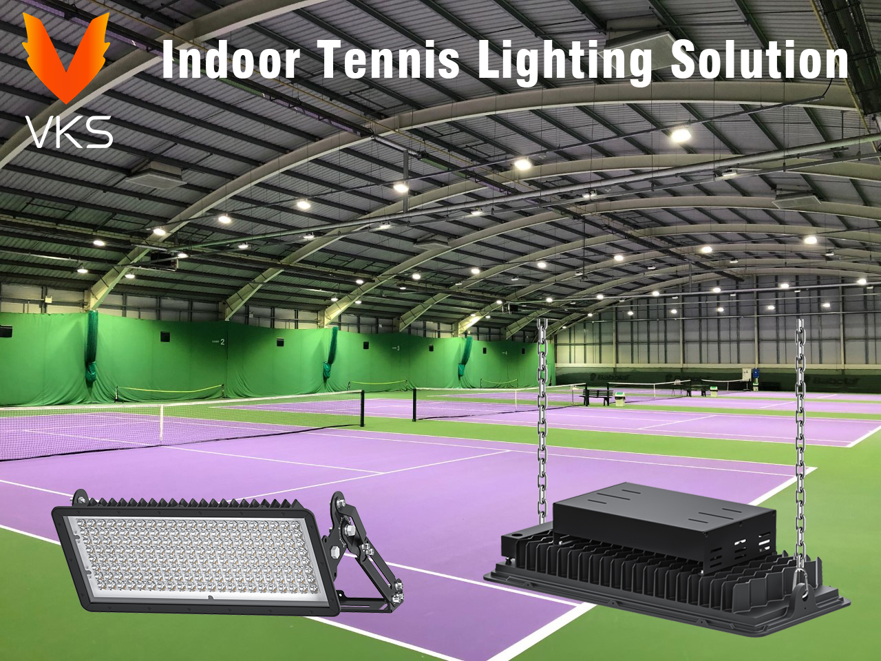 Indoor Tennis Lighting 8